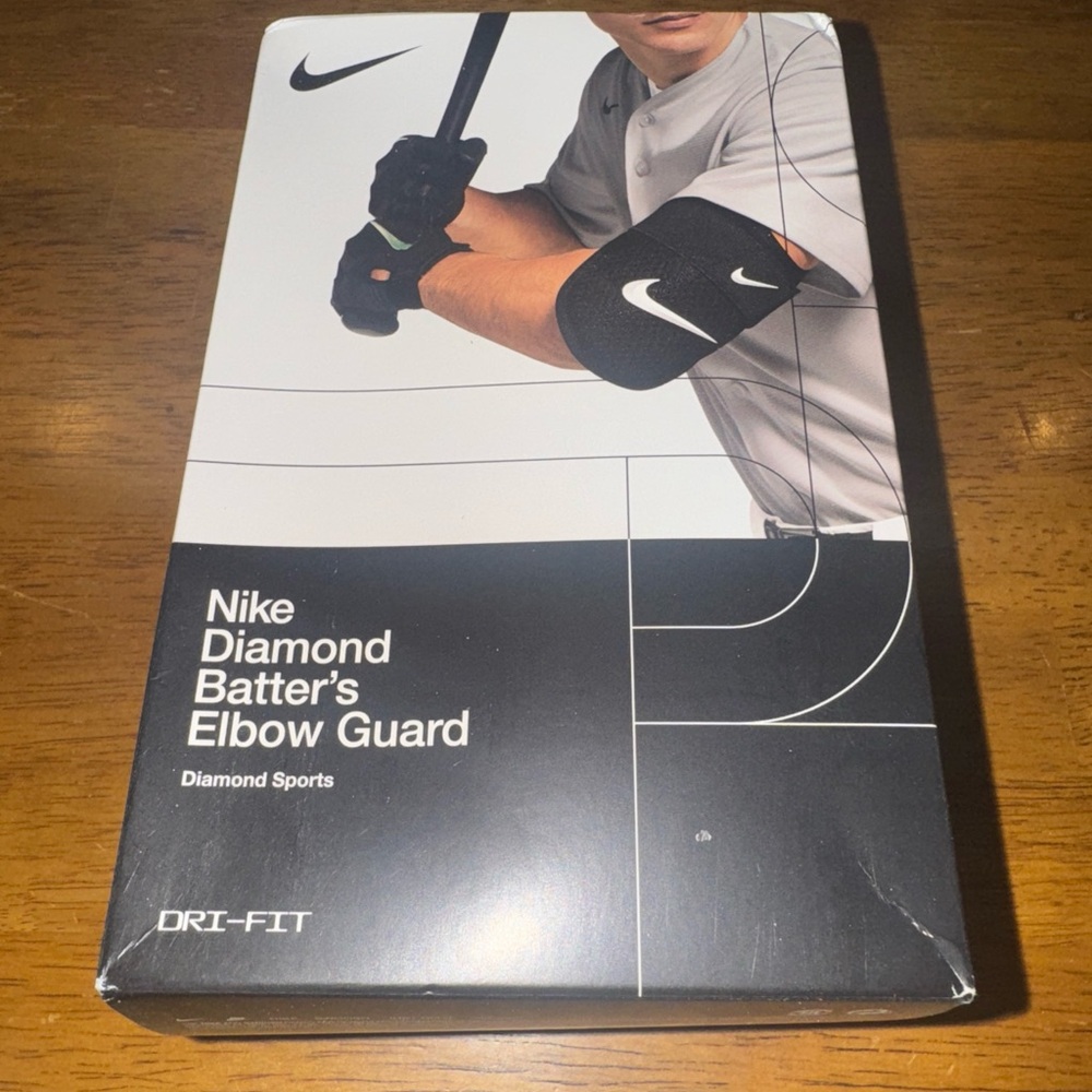 Nike Diamond Sports Batters Adult Elbow Guard Adjustable 88873 New Box Dri-FIT